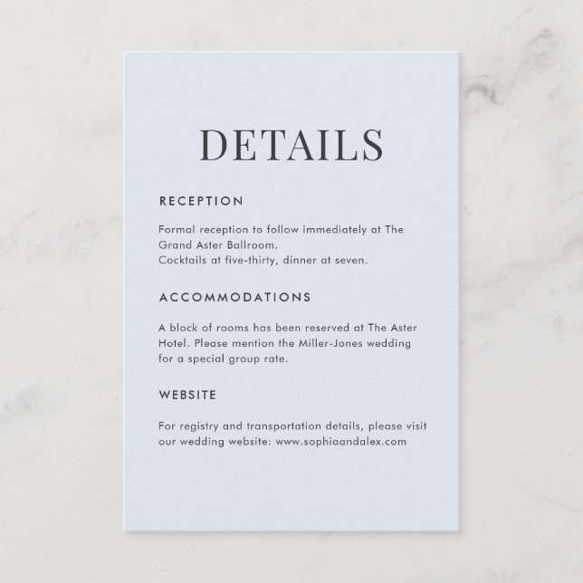 Modern Blue Terrazzo & Emerald Enclosure Card (Front)