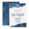 Modern Blue Watercolor | Bat Mitzvah Invitation