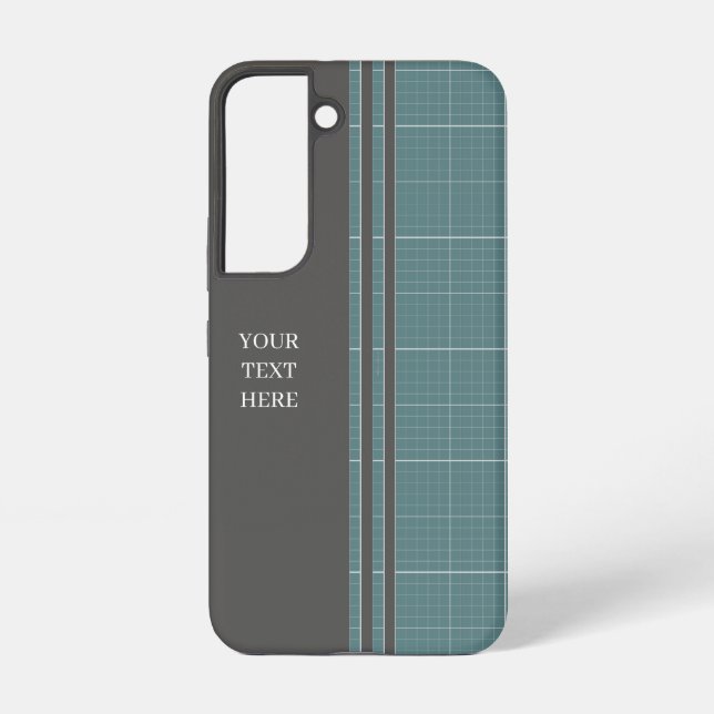 Modern Blueprint Grid Phone Case PC01 (Back)