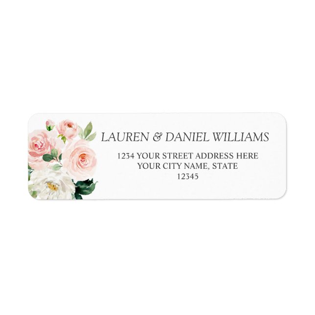 Modern blush | Flowers and foliage  Floral Wedding (Front)