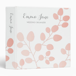 Modern Blush Pattern Organizer/Binder Binder
