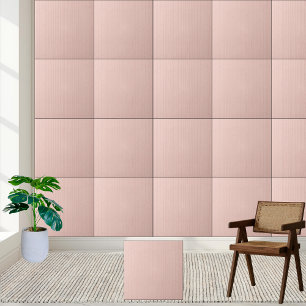 Modern Blush Pink Geometric Ceramic Tile