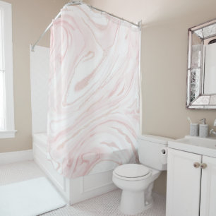 Modern blush pink marbleized abstract design