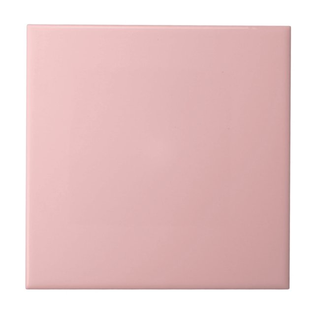 Modern blush pink Office Home Decor Winter Tile (Front)