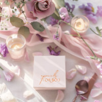 Modern Blush Pink & Orange Especially For You