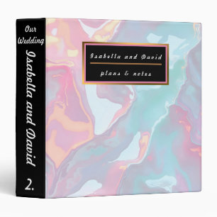 Modern Blush Pink Soft Mint Gold Luxury Collection Binder