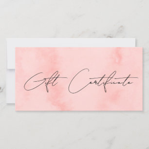 Modern blush pink watercolor makeup & hair