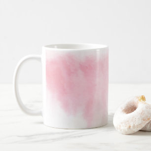 Modern Blush Pink Watercolor Mug