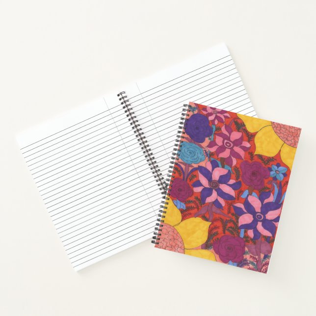 Modern Bohemian Floral Notebook (Inside)