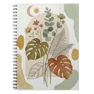 Modern Bohemian Watercolor Notebook