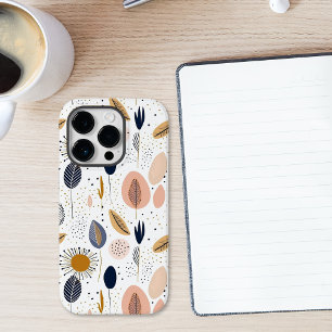 Modern Boho Abstract Botanical Pattern Case-Mate iPhone 14 Pro Case