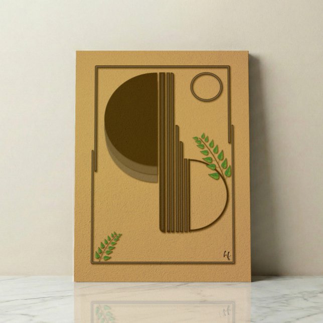 Modern Boho Abstract Wall Art - 3D Textured (Creator Uploaded)