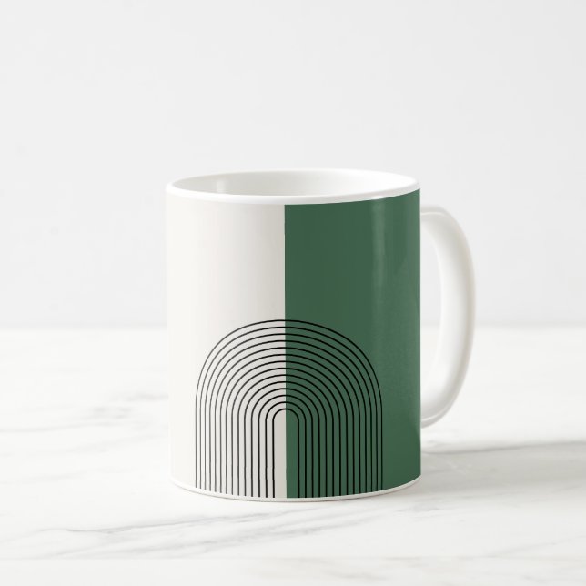 Modern Boho Abstraction Coffee Mug (Front Right)