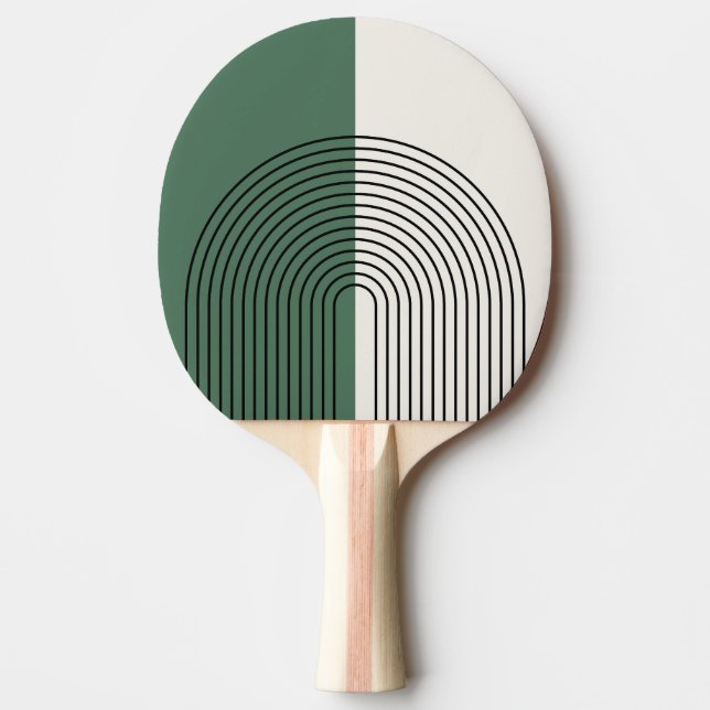 Modern Boho Abstraction Ping Pong Paddle (Front)
