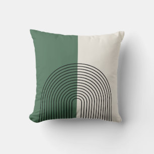 Modern Boho Abstraction Throw Pillow