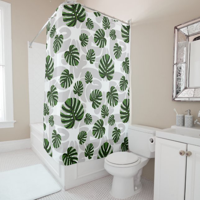 Modern Boho Botanical Leaves Pattern (In Situ)
