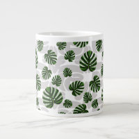 Modern Boho Botanical Leaves Pattern