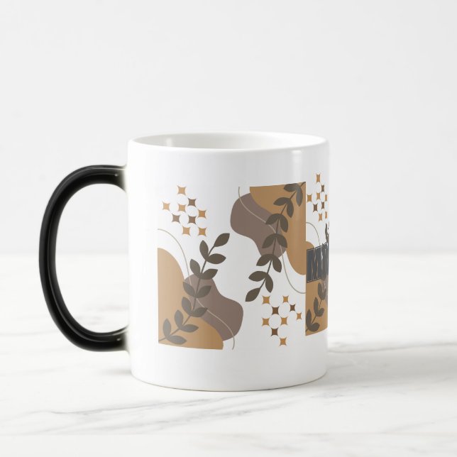 Modern Boho Ceramic Coffee & Tea Cup (Left)