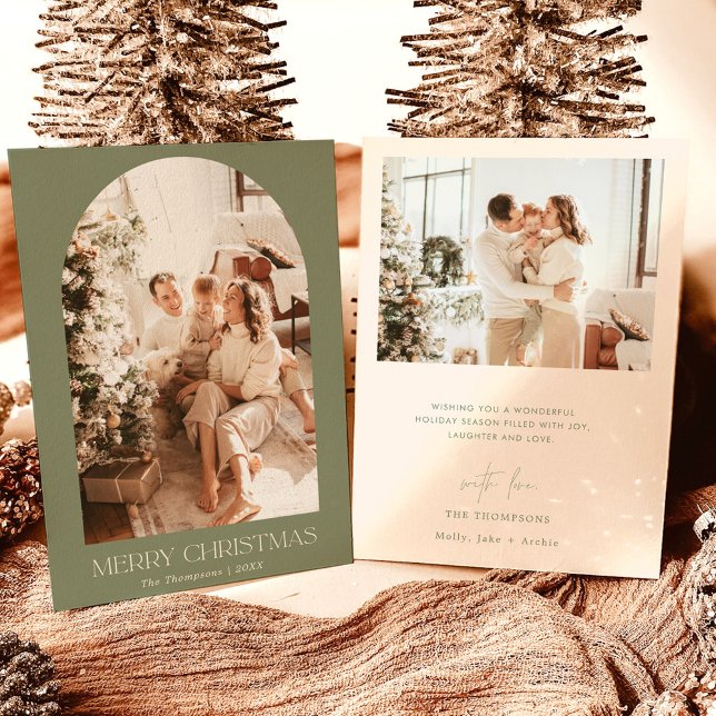 Modern Boho Christmas Card | Photo Holiday (Creator Uploaded)