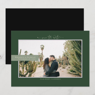 Modern Boho Desert   Photo Save the Date
