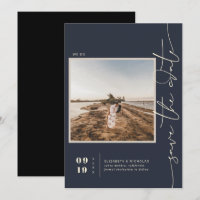 Modern Boho Desert | Square Photo Save the Date