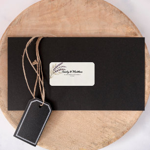 Modern Boho Designer Return Address Labels
