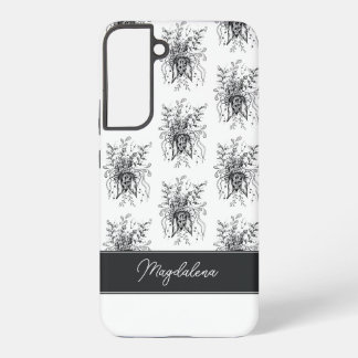 Modern Boho Flower Zen Doodle - Samsung Galaxy Case