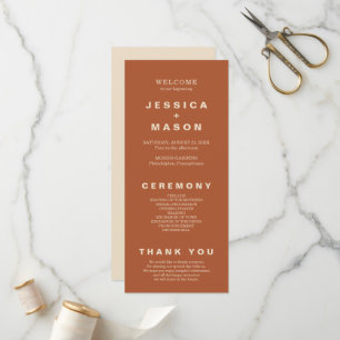 Modern Boho Jewel Earth Tone Program Flyer