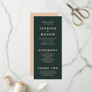 Modern Boho Jewel Earth Tone Program Flyer