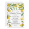 Modern Boho Lemon Summer Bridal Shower Invitation