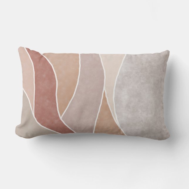 Modern Boho Lumbar Pillow (Front)