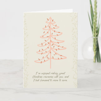 Modern Boho Merry Christmas / New Year Card