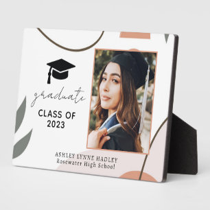 Modern Boho Photo Graduation Plaque