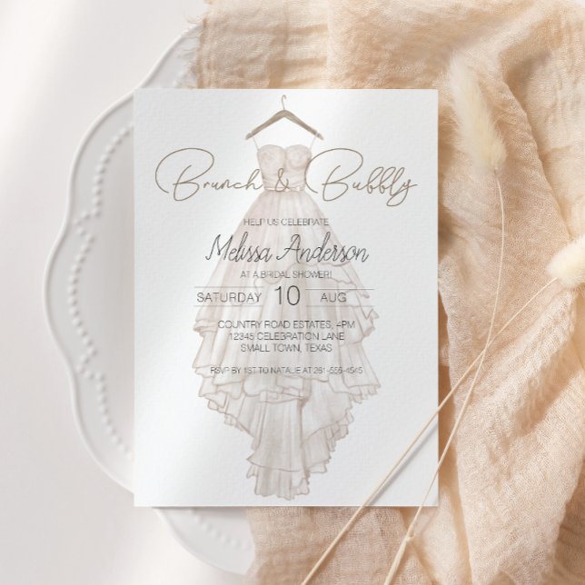 Modern Boho Pink Elegant Floral Bridal Brunch (Creator Uploaded)