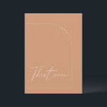 Modern Boho Rust Arch Table Thirteen Table Number<br><div class="desc">Designed to coordinate with for the «Arches Minimalist» Wedding Invitation Collection. To change details,  click «Details». To move the text or change the size,  font,  or colour,  click «Edit using Design Tool». View the collection link on this page to see all of the matching items in this beautiful design.</div>