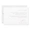 Modern Boho Script Wedding Photo Thank You Card