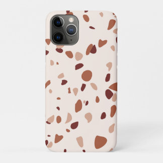 Modern Boho Terrazzo Pattern iPhone 11 Pro Case