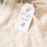 Modern Boho Whimsical Calligraphy Script Gift Tags<br><div class="desc">An elegant modern boho floral design with a whimsical modern Thank You calligraphy script makes the ideal wedding gift card to family and friends.  Easily customize with your personal details of choice.  See the matching All In One wedding invitations with RSVP cards attached,  in our collection above.</div>