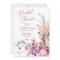 Modern boho wildflowers watercolor bridal shower