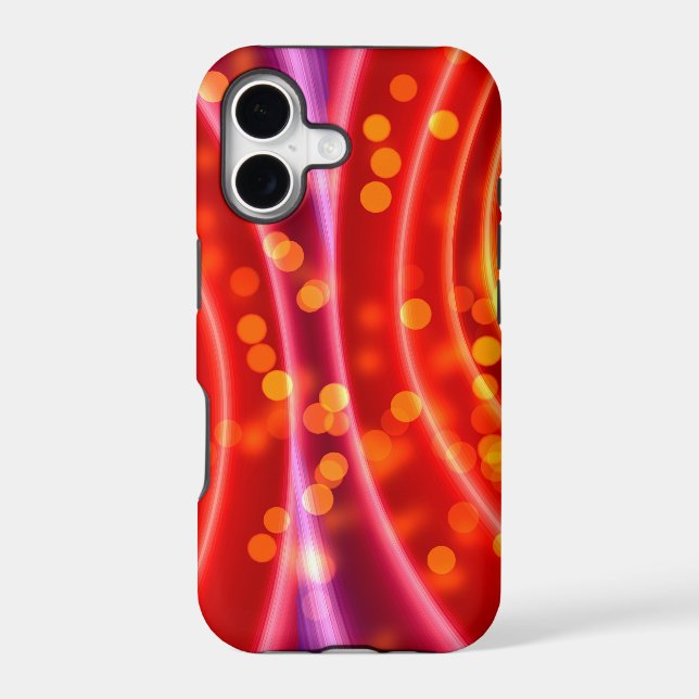 Modern Bokeh Lines Wave Points Swing Background (Back)