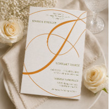 Modern Bold Ampersand Script Elegant Wedding