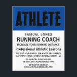 Modern Bold, Athletics Lesson Advert Flyer<br><div class="desc">Modern Bold,  Athletics Lesson Advertising Flyers By The Business Card Store.</div>