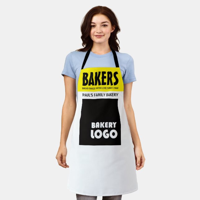 Modern Bold, Bakery Store Apron (Worn)