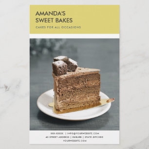 MODERN BOLD BLACK YELLOW PHOTO PRICING SERVICE FLYER