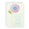 Modern Bold Bloom Flower Baby Shower Invitations