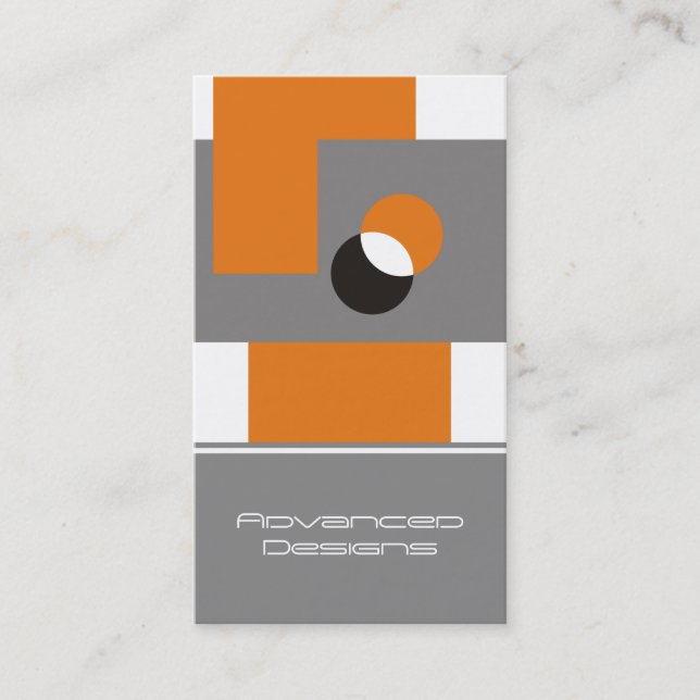 Modern Bold Business Cards. Business Card (Front)