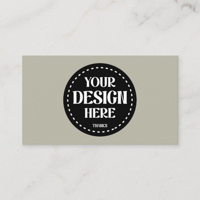 Modern, bold, clean & rugged business card (Front)