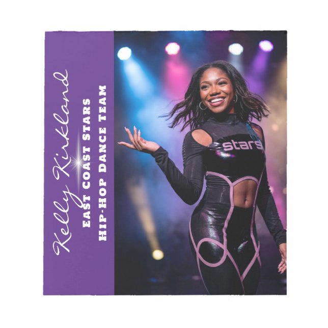 Modern Bold Dance Autograph Notepad Dancers (Front)