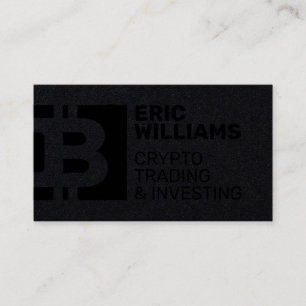 Modern bold dark professional business card