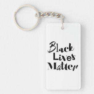 Modern, bold, different design Black Lives Matter Keychain